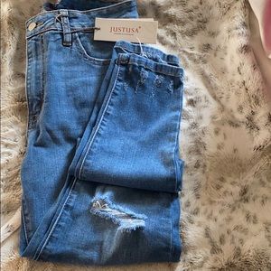 Just USA Distress skinny jeans
